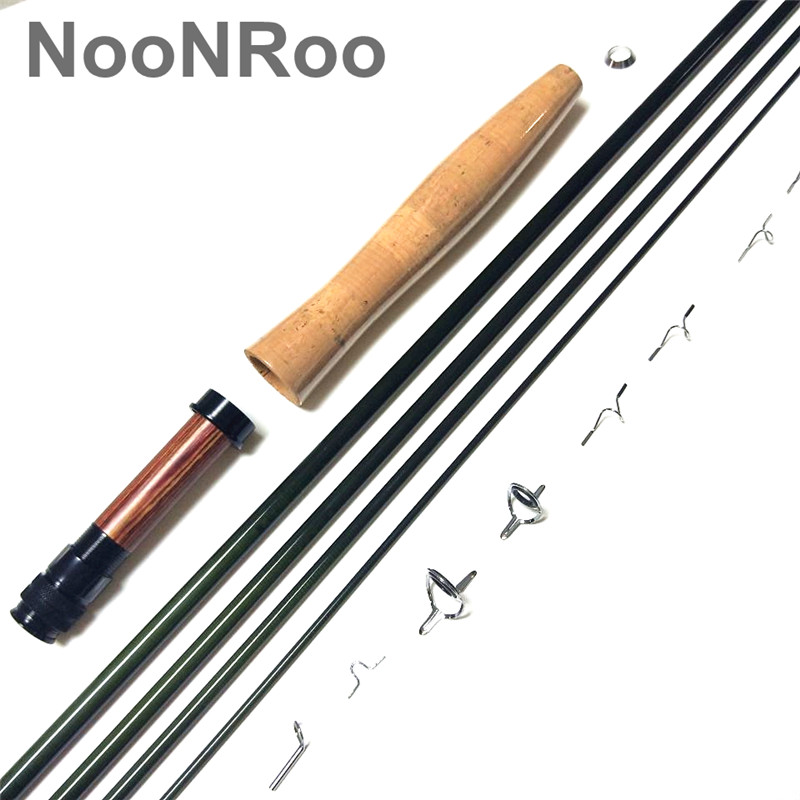 Fishing Rod Building Kit - NooNRoo IM8 8ft 6inch 4pc 1wt
