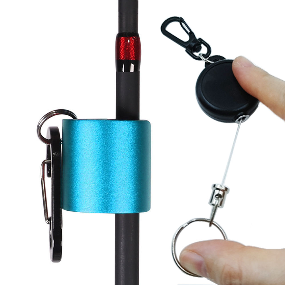 Fishing Rod Fly - Wearable Fishing Rod Clip with Zinger