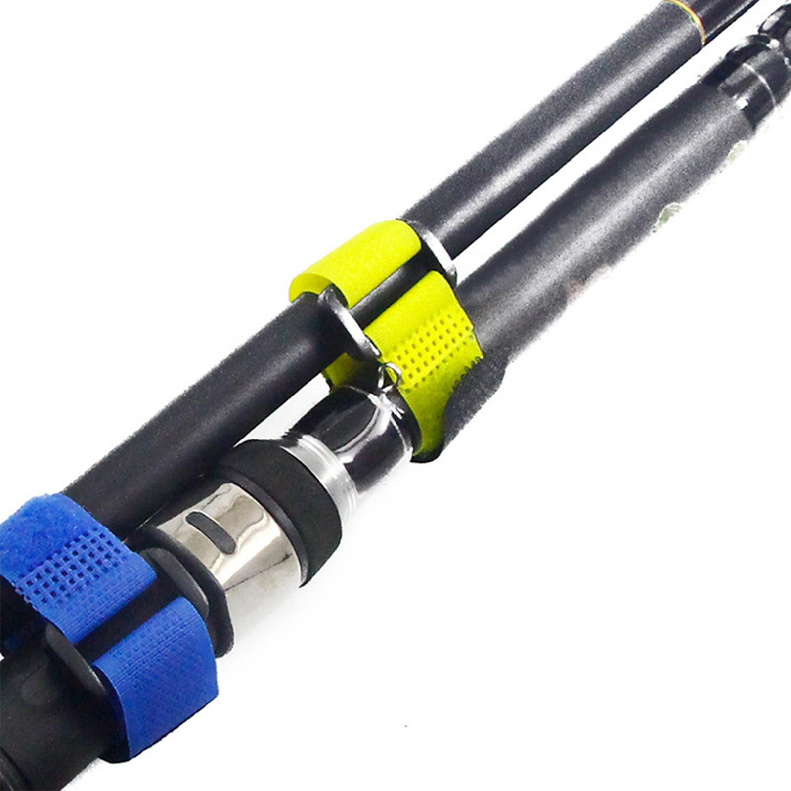 Fishing Rod Holder - Fishing Tackle Ties Elastic Belt Nylon