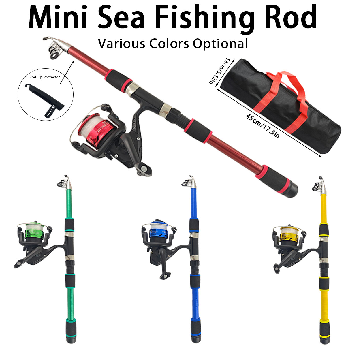 Fishing Rod Combo - Mini Telescopic Sea Fishing Rod Combo