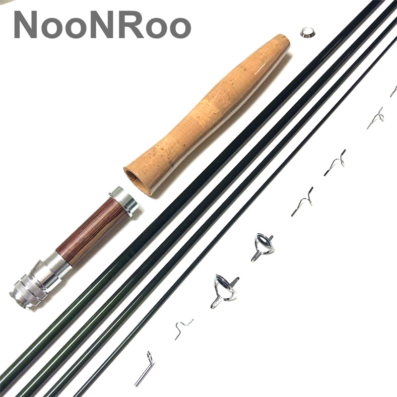NooNRoo IM8 8ft 6inch 4pc 1wt  - Fishing Rod Building Kit ulasan dan harga