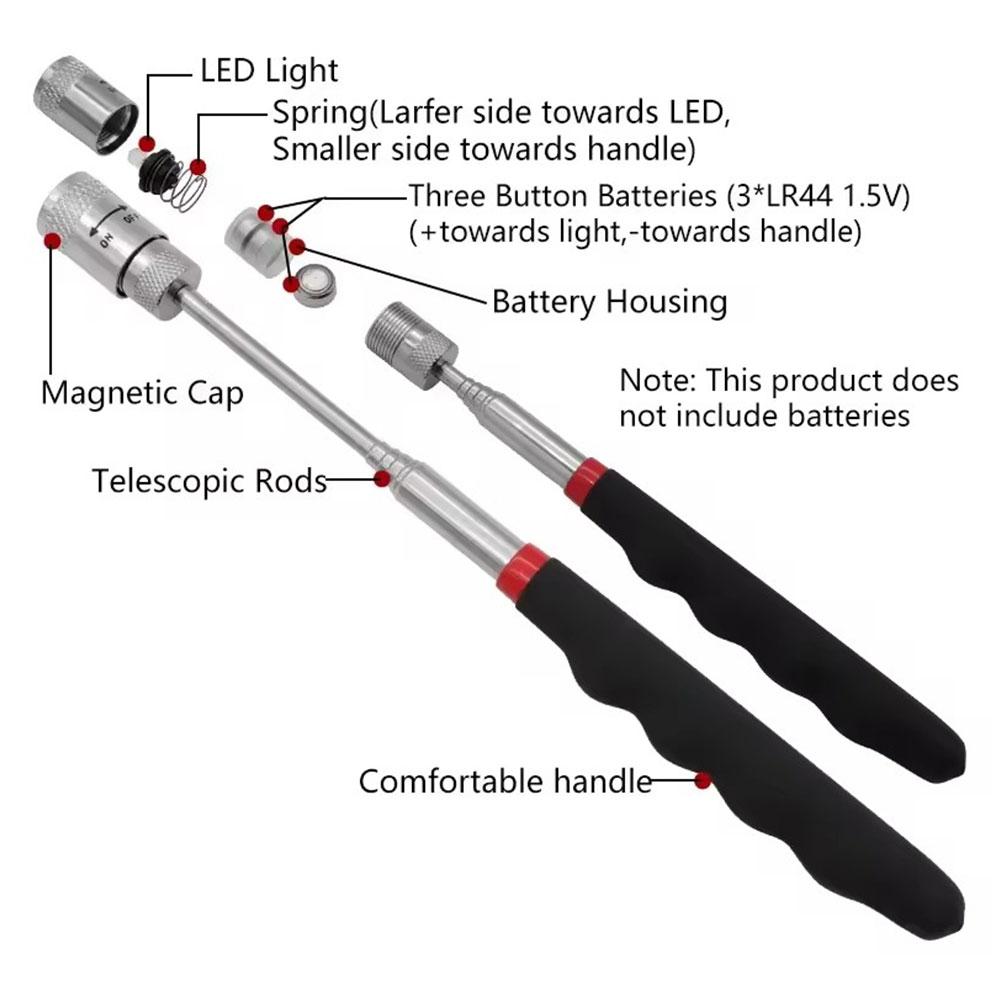 Telescopic Magnetic Pen with L - Fishing Rod Telescopic ulasan dan harga