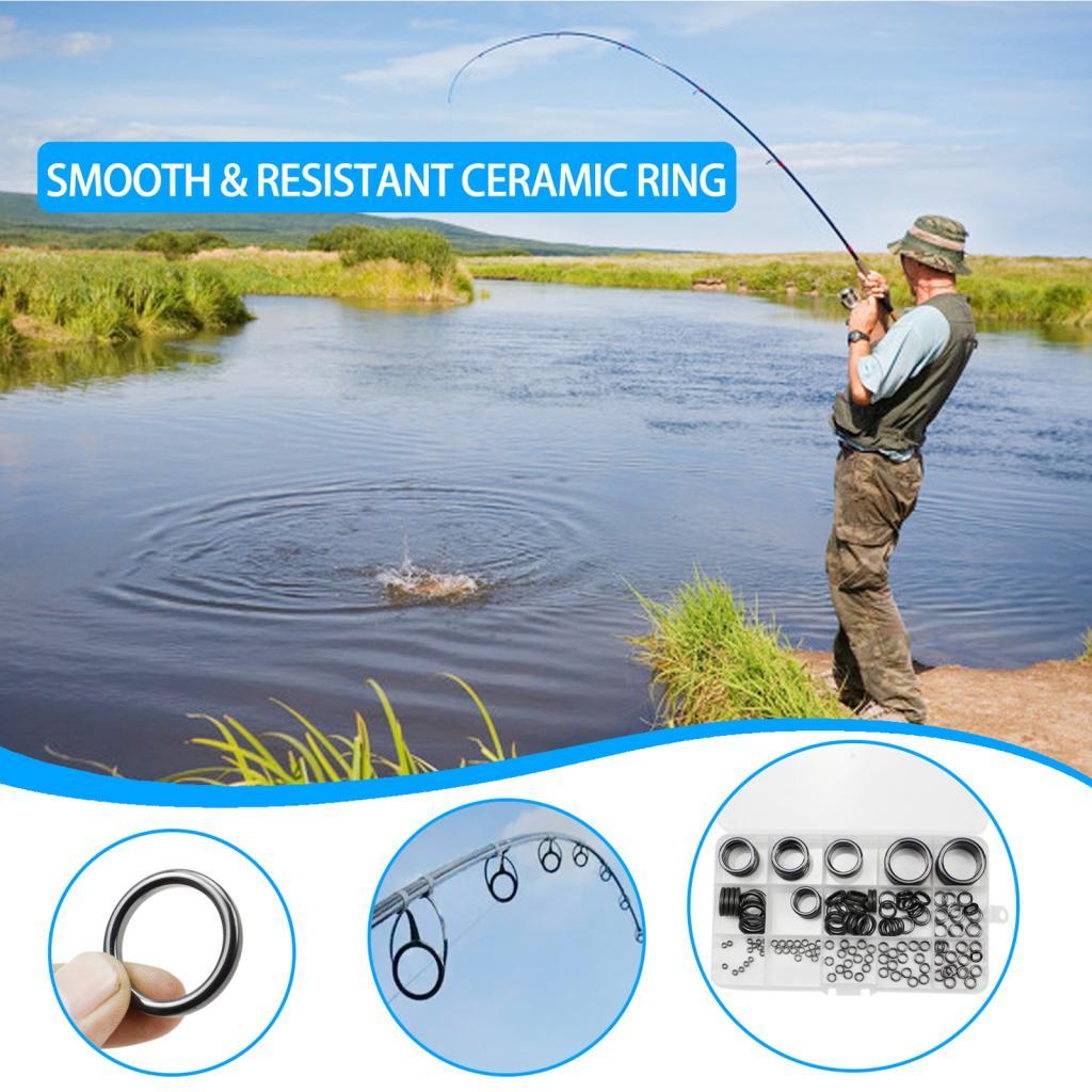 26 Pieces Fishing Rod Guides C - Fishing Rod Tip Replacement ulasan dan harga