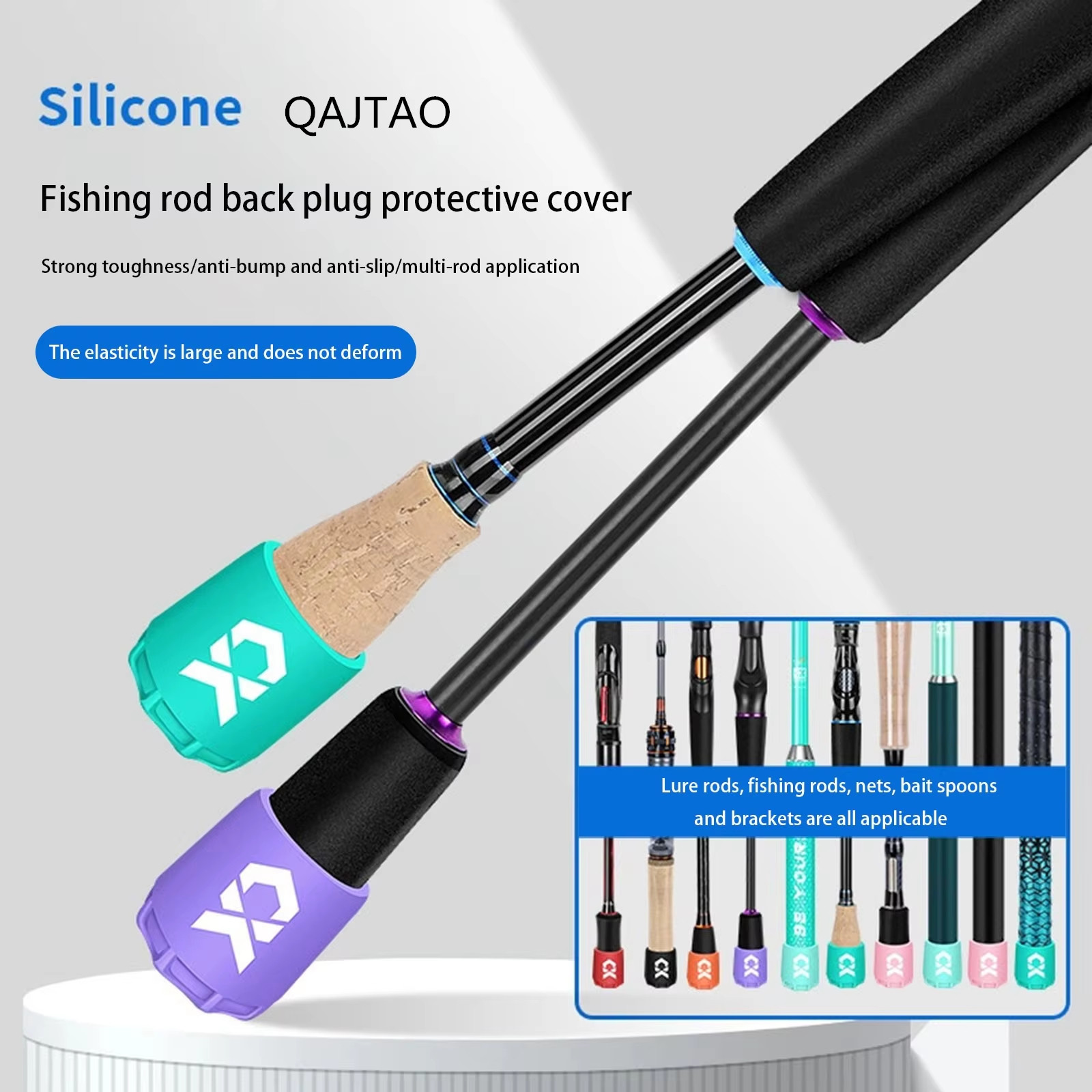 Silicone Fishing Rod End Cap P - Fishing Rod Case ulasan dan harga
