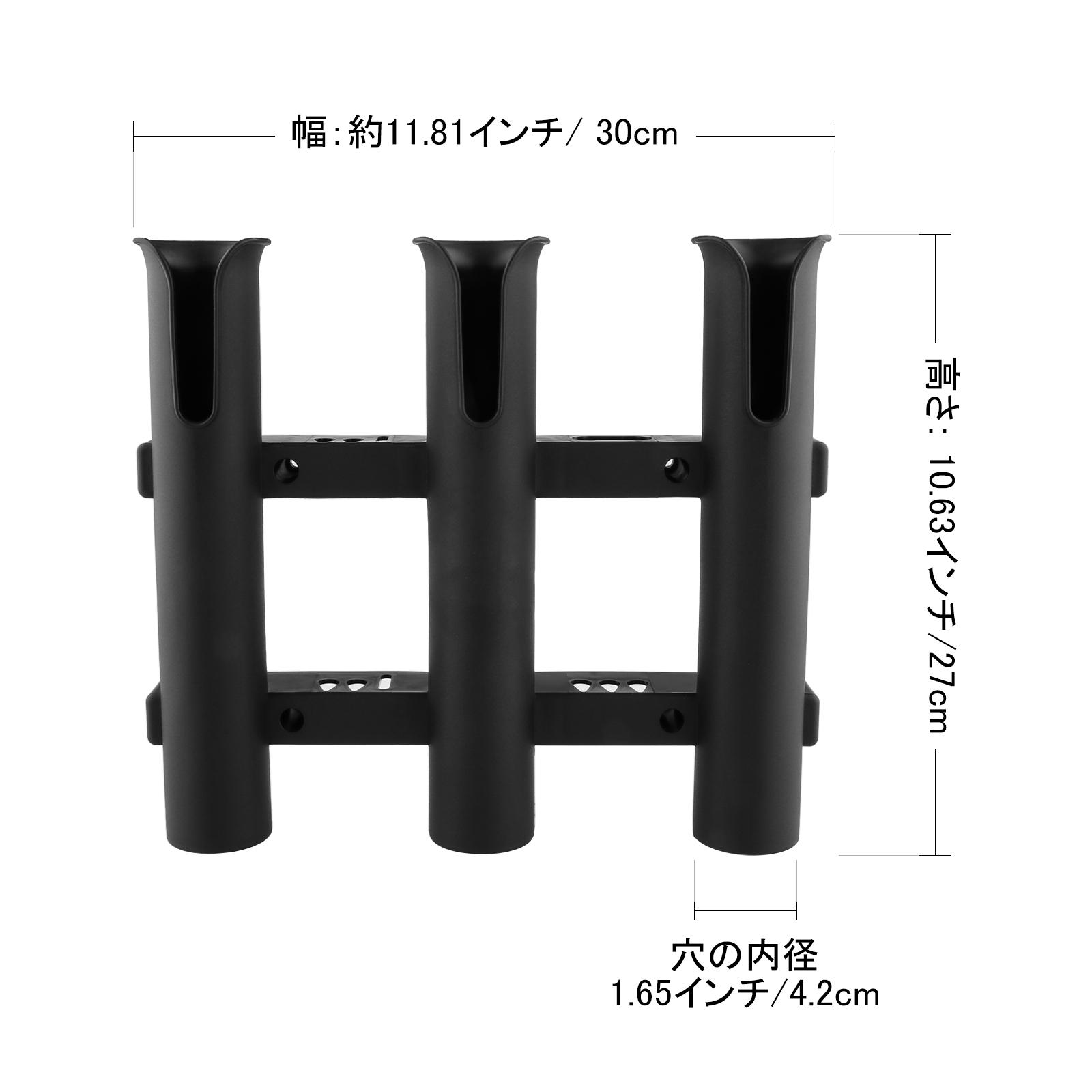 Black PP Fishing Rod Holder Ra - Fishing Rod Rack ulasan dan harga