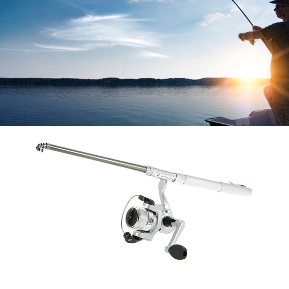 Portable Telescopic Pocket Fis - Fishing Rod Fly ulasan dan harga