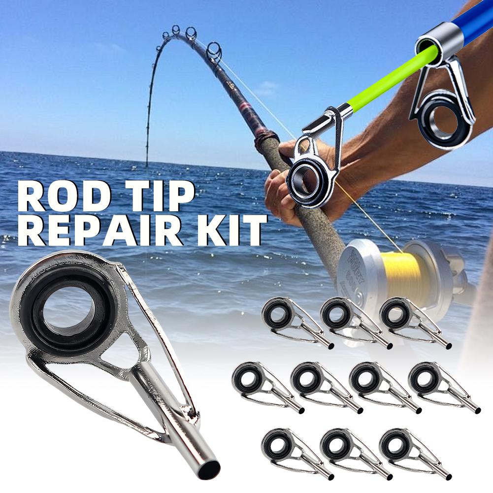 Rod Tip Repair Kit 10pcs Fishi - Fishing Rod Repair Kit ulasan dan harga