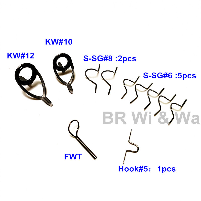 Fly Fishing Rod Guide Set, Alc - Fishing Rod Building Kit ulasan dan harga