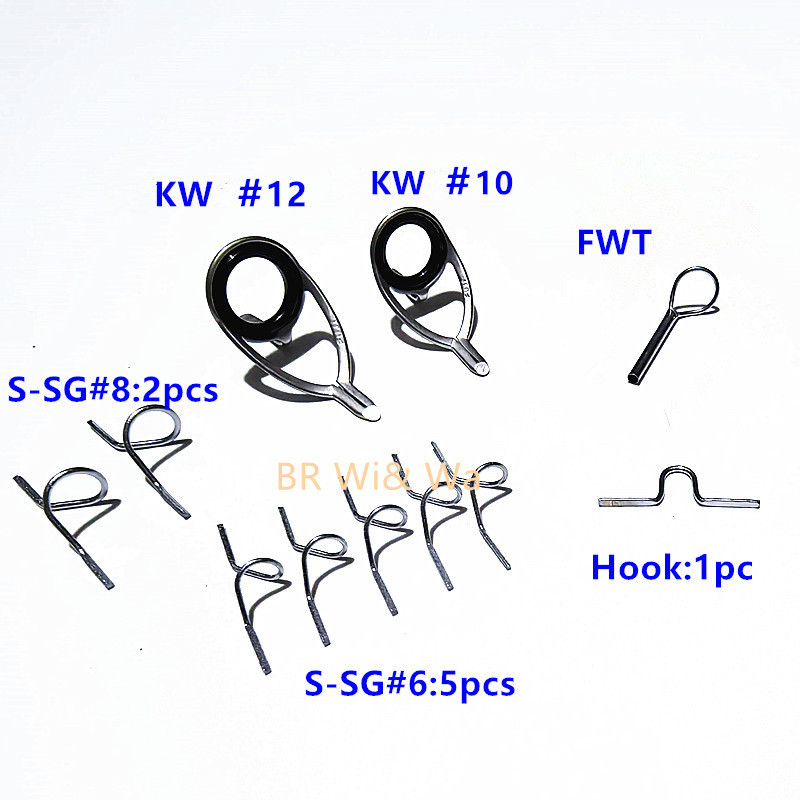 Fly Fishing Rod Guide Set, Alc - Fishing Rod Building Kit ulasan dan harga