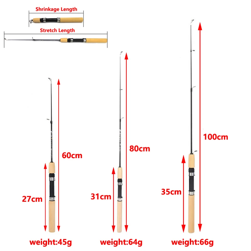 Mini Telescopic Ice Fishing Ro - Fishing Rod Ice ulasan dan harga