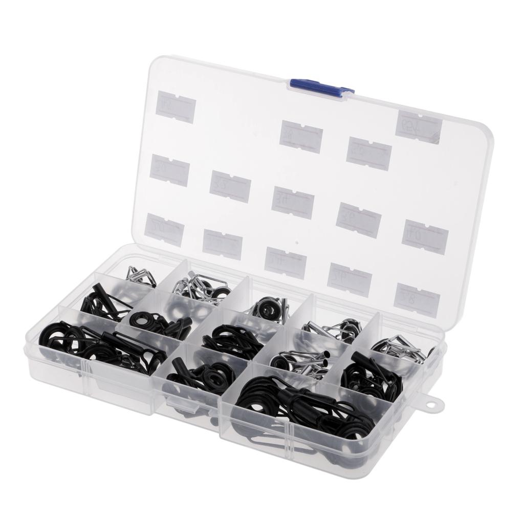 65 PCS Fishing Rod Guide Rings - Fishing Rod Guide Replacement ulasan dan harga