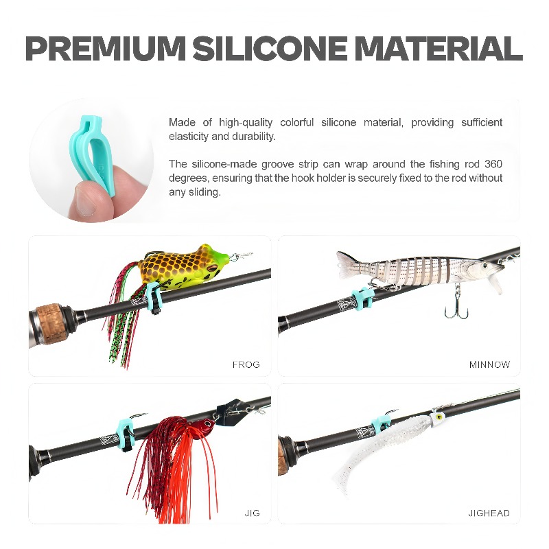 Silicone Lure Hanger Hook​ – U - Fishing Rod Combo ulasan dan harga