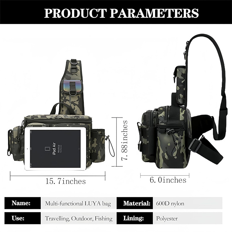 New Fishing Tackle Backpack Lu - Fishing Rod Fly ulasan dan harga