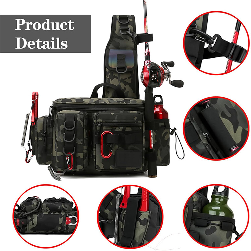 New Fishing Tackle Backpack Lu - Fishing Rod Fly ulasan dan harga