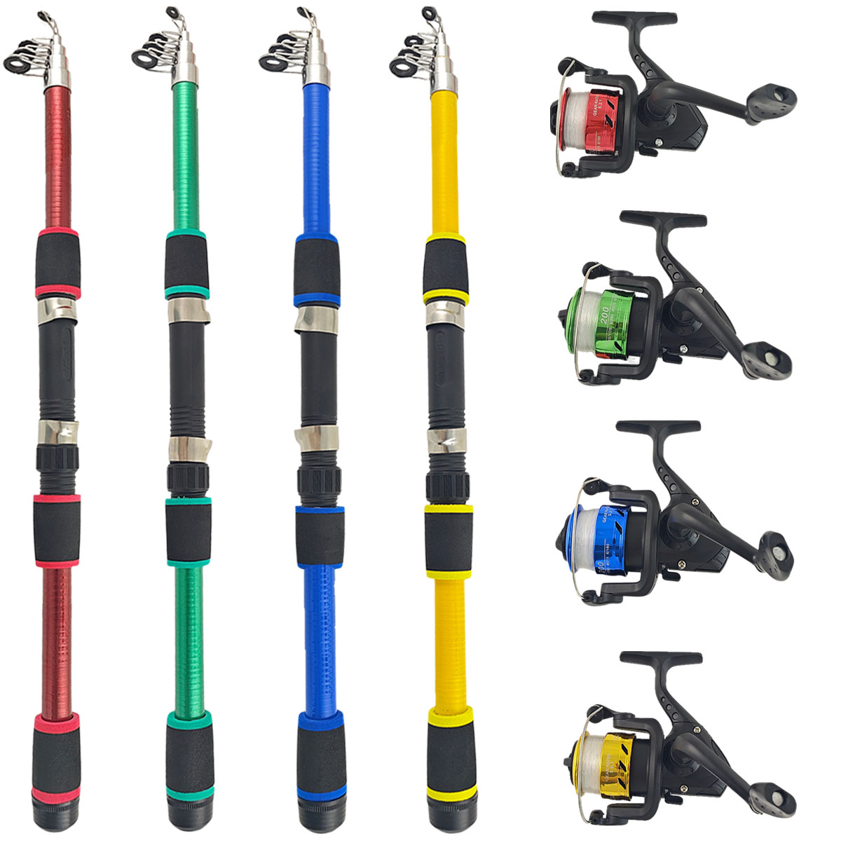 Mini Telescopic Sea Fishing Ro - Fishing Rod Combo ulasan dan harga