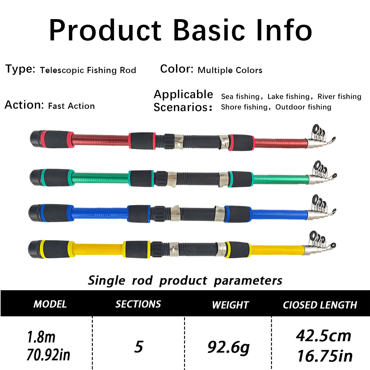 Mini Telescopic Sea Fishing Ro - Fishing Rod Combo ulasan dan harga