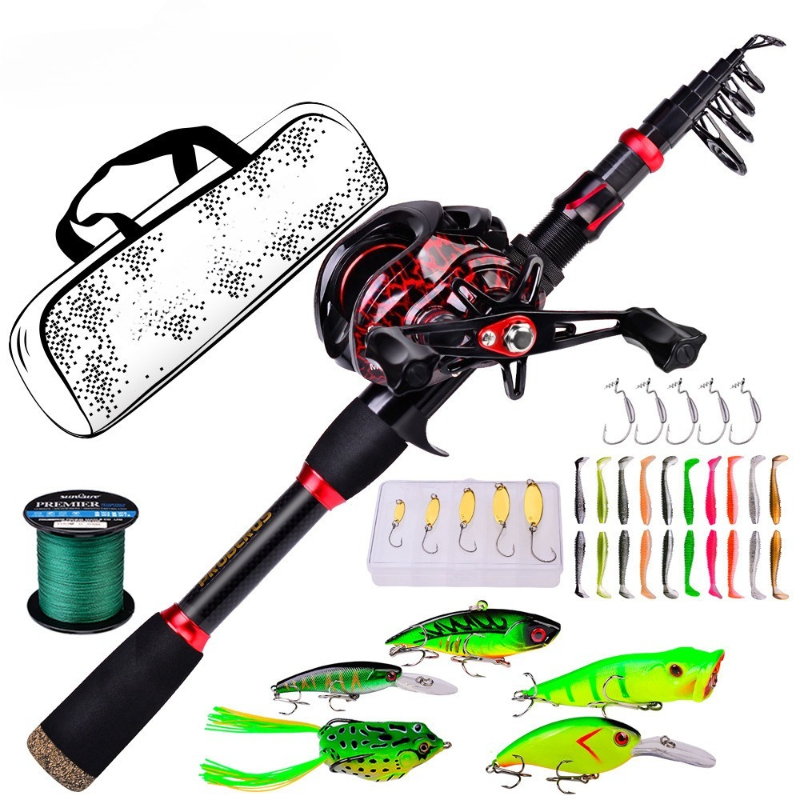 Carbon Fiber Long Casting Bait - Fishing Rod Combo ulasan dan harga