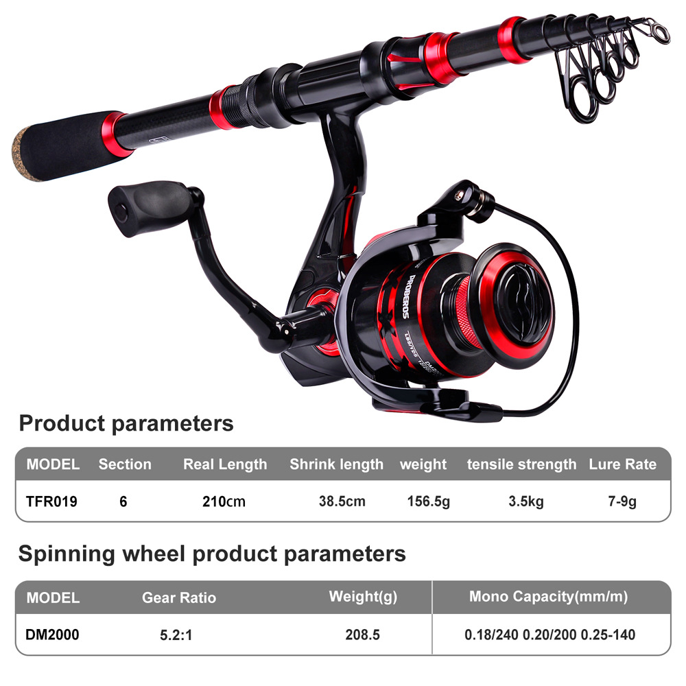 Carbon Fiber Long Casting Bait - Fishing Rod Combo ulasan dan harga