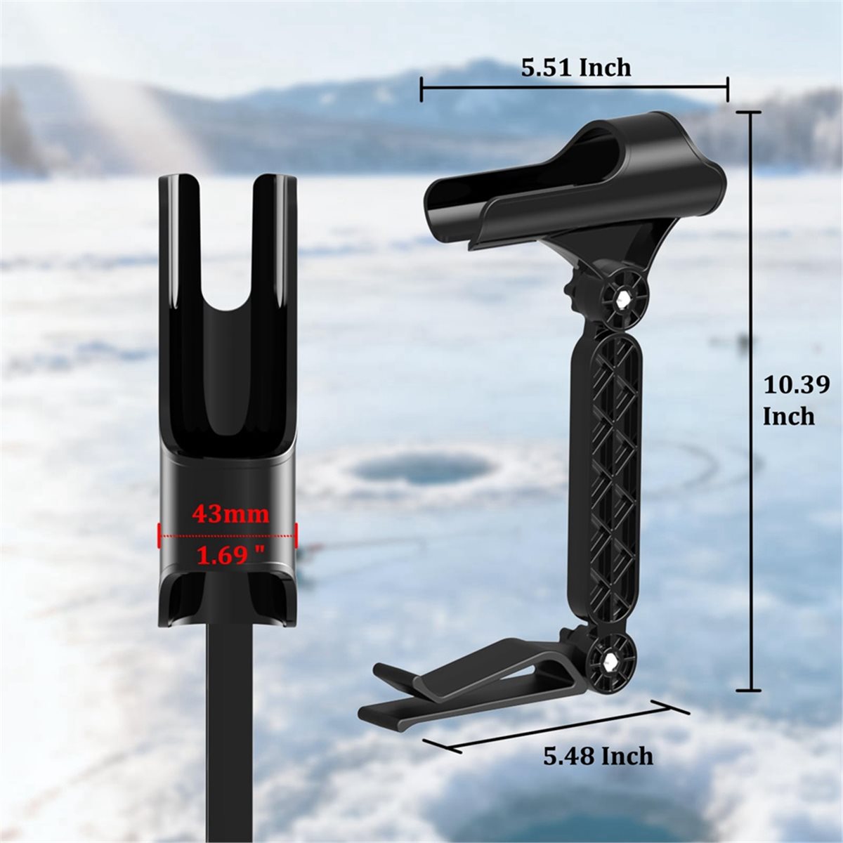 POPULAR-2pcs Adjustable Bucket - Fishing Rod Holder ulasan dan harga