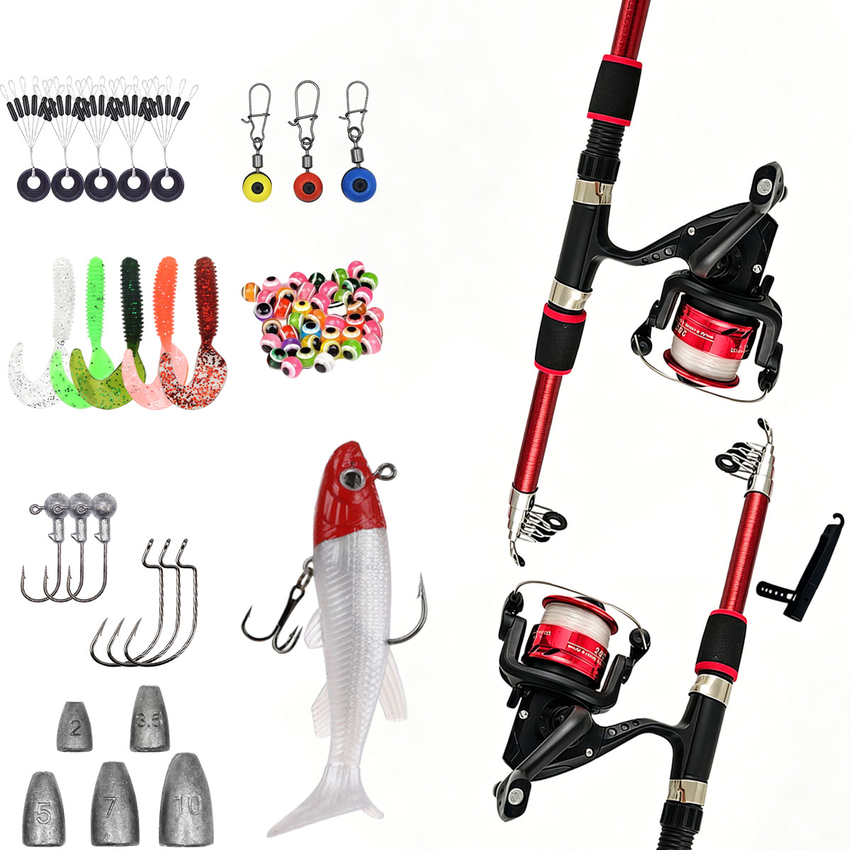 Spinning Fishing Rod and Reel  - Fishing Rod Spinning ulasan dan harga