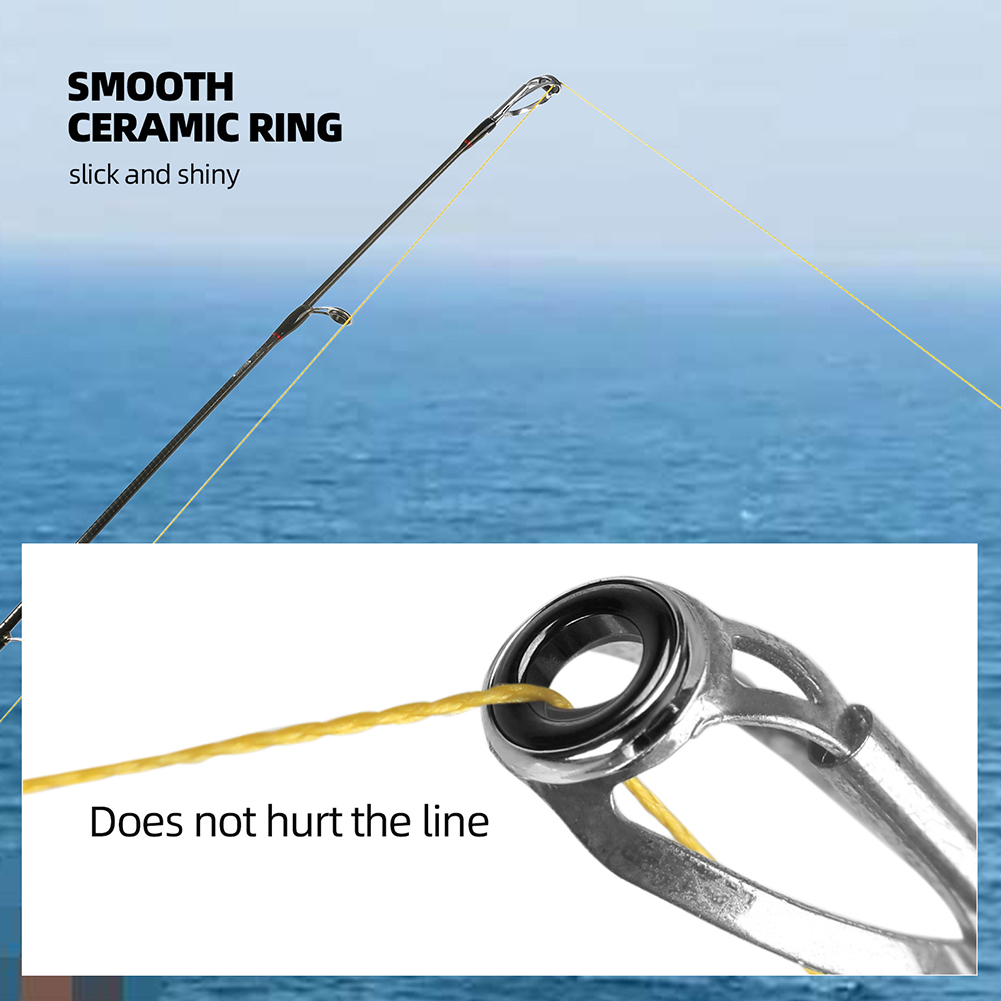 10/40pcs Fishing Rod Guide Rin - Fishing Rod Tip Replacement ulasan dan harga