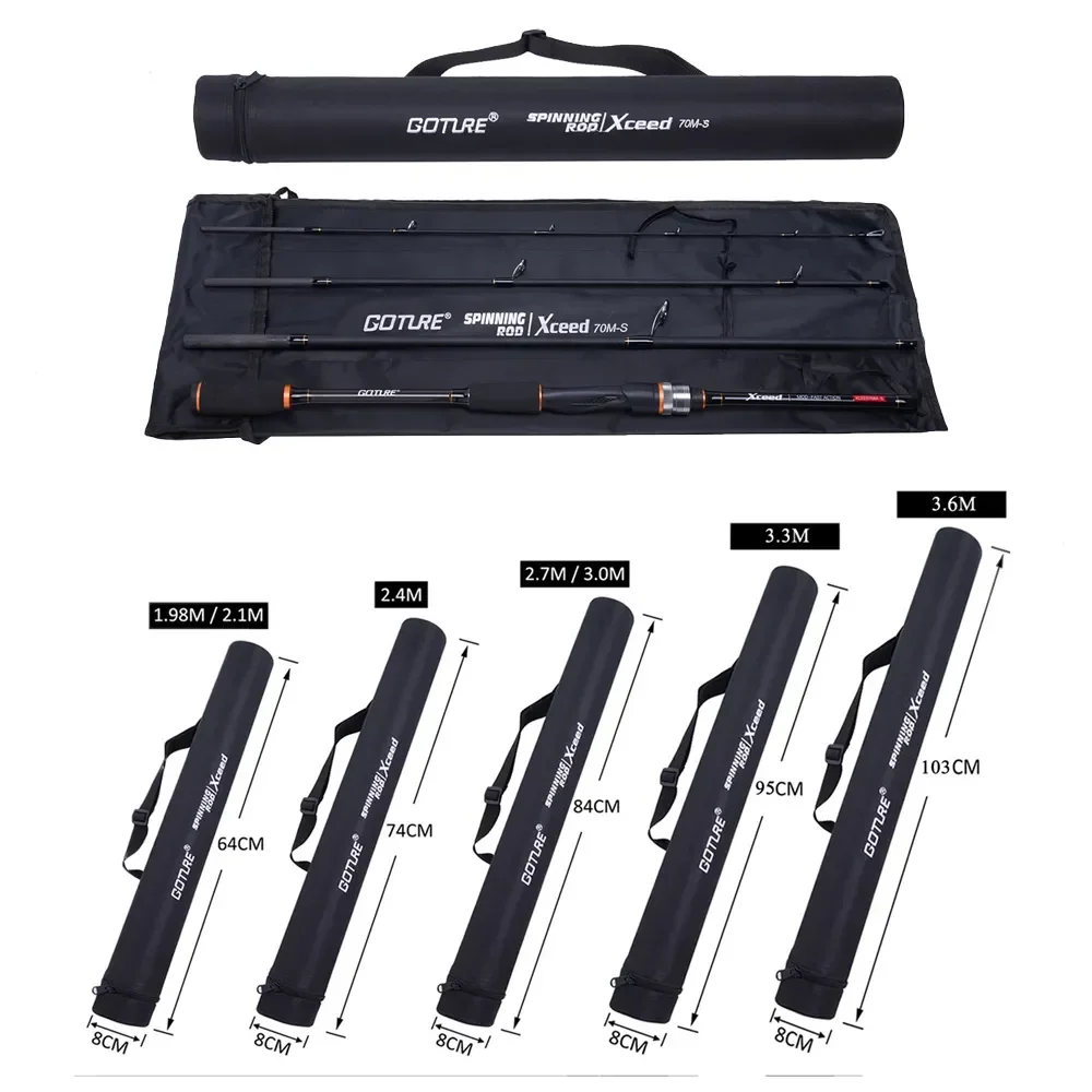 Goture Xceed 4 Setions Travel  - Fishing Rod Carbon Fiber ulasan dan harga