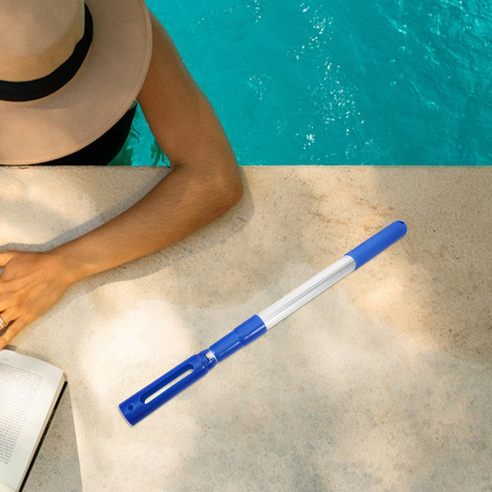 Telescopic Pool Cleaning Pole  - Fishing Rod Telescopic ulasan dan harga