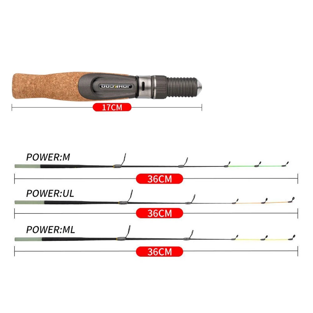 Ice Fishing Rod 50cm UL ML M M - Fishing Rod Ice ulasan dan harga
