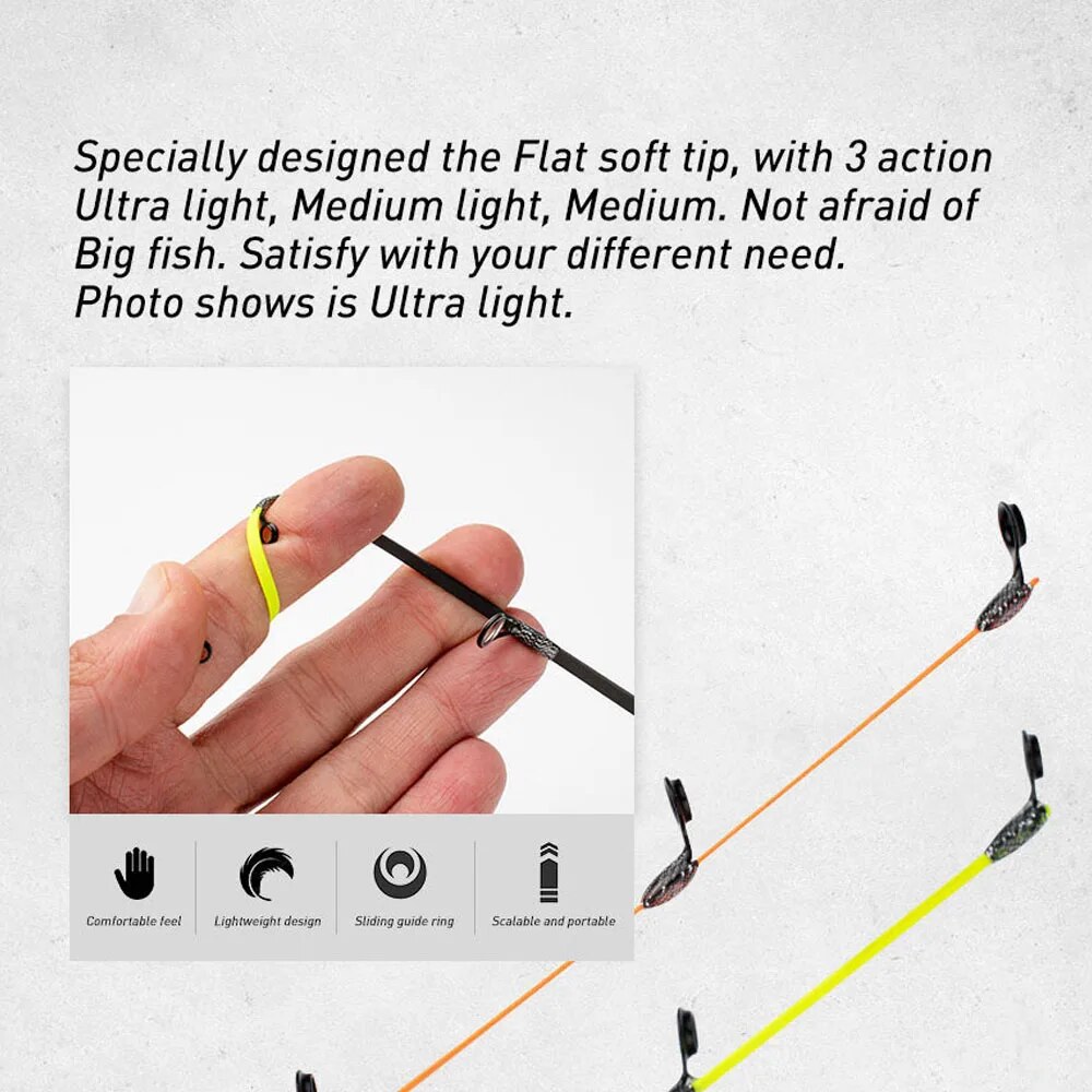 Ice Fishing Rod 50cm UL ML M M - Fishing Rod Ice ulasan dan harga