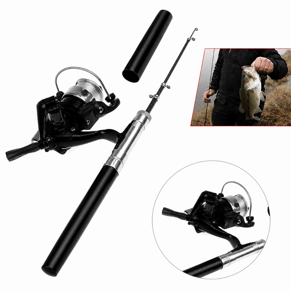 Portable 39 Inch Spinning Reel - Fishing Rod Combo ulasan dan harga