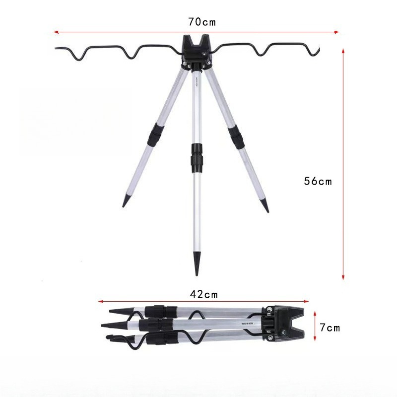 1PC Fishing Sea Rod Bracket Al - Fishing Rod Telescopic ulasan dan harga