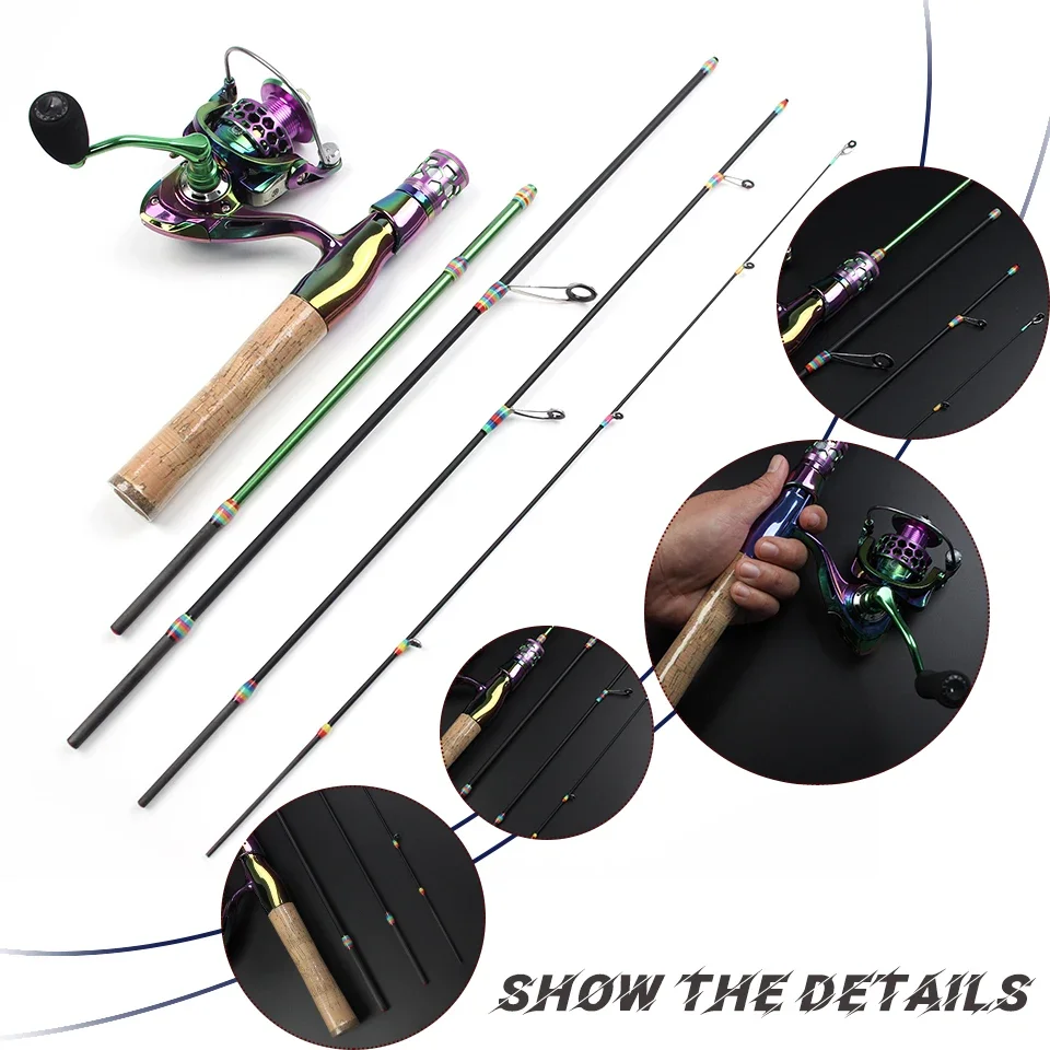 Four-section fishing rod, made - Fishing Rod Carbon Fiber ulasan dan harga
