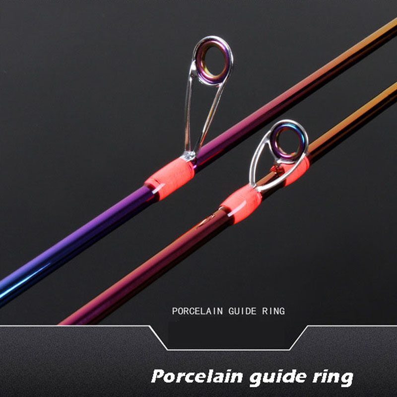 Colorful Solid Carbon Fishing  - Fishing Rod Ice ulasan dan harga