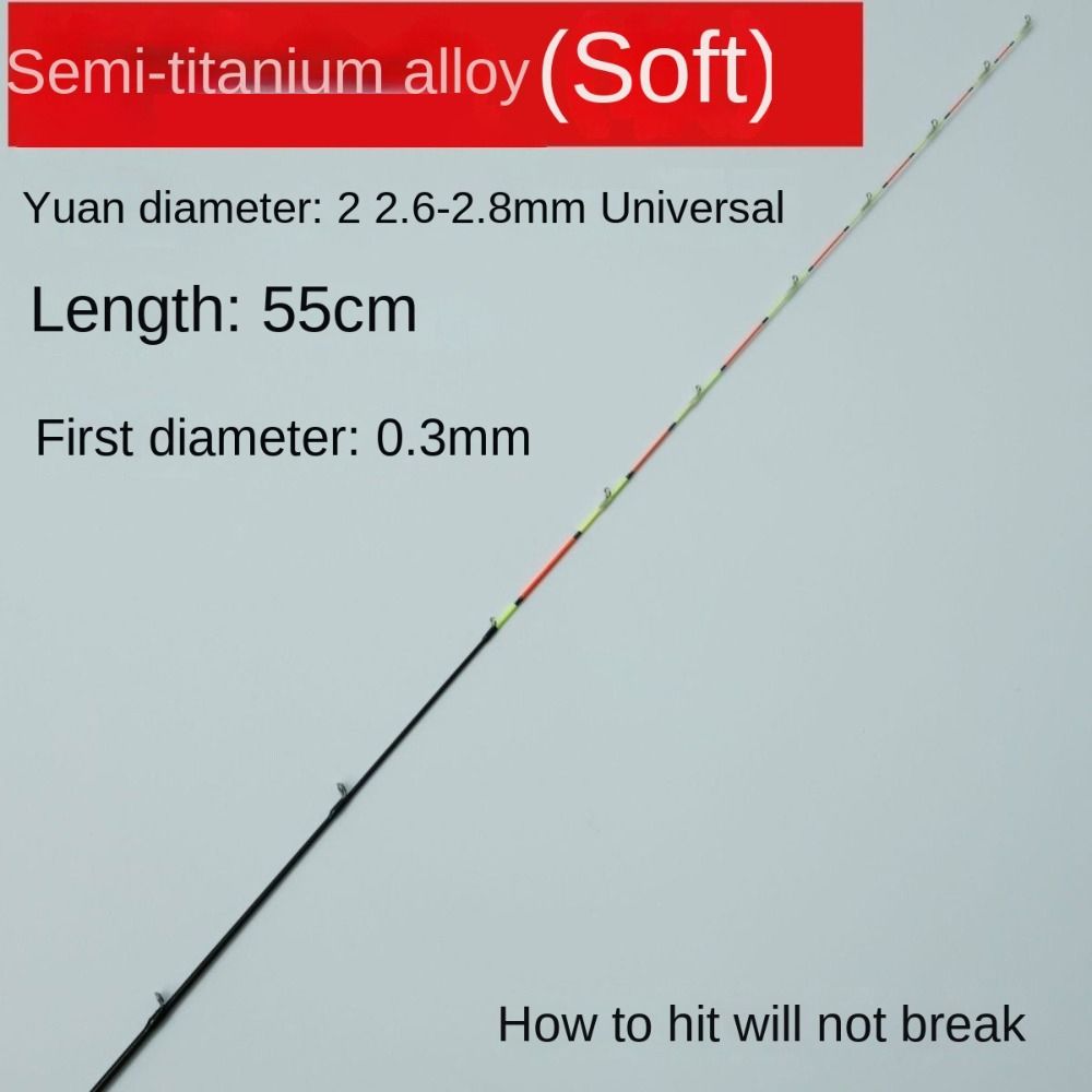 2024 Retractable Half-titanium - Fishing Rod Ice ulasan dan harga