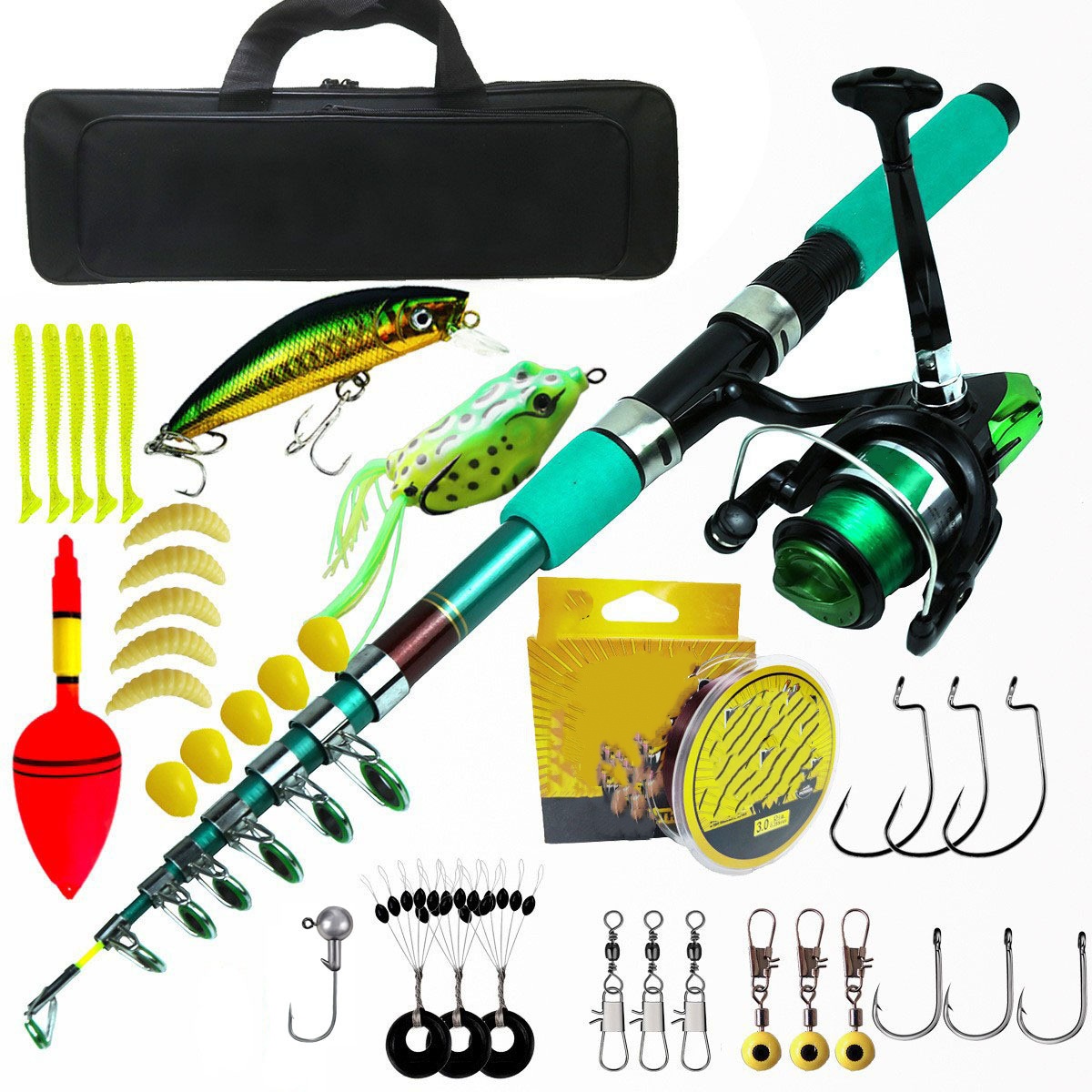 Portable Ultralight Carp Teles - Fishing Rod Spinning ulasan dan harga